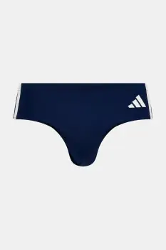 adidas Performance costum de baie 3-Stripes culoarea bleumarin, JY3735 imagine
