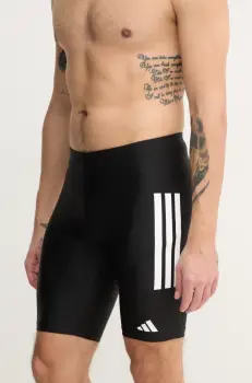 adidas Performance costum de baie 3 Stripes culoarea negru, JN6537 imagine