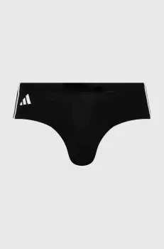 adidas Performance costum de baie Classic 3-Stripes culoarea negru imagine