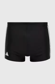 adidas Performance costum de baie Classic 3-Stripes culoarea negru imagine