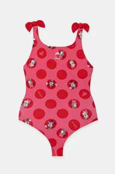 adidas Performance costum de baie dintr-o bucata pentru copii AD DY MIN culoarea roz, JG1015 imagine