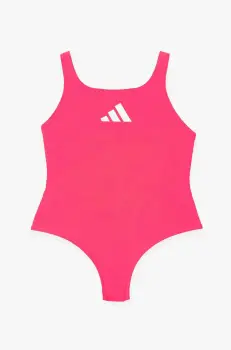 adidas Performance costum de baie dintr-o bucata pentru copii culoarea roz, JG5841 imagine