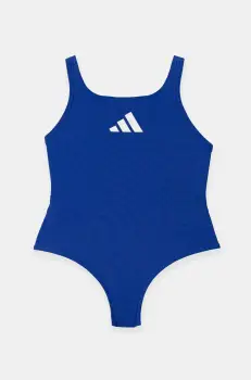 adidas Performance costum de baie dintr-o bucata pentru copii culoarea violet, JG1040 imagine
