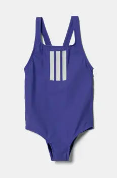 adidas Performance costum de baie dintr-o bucata pentru copii culoarea violet, JG8480 imagine