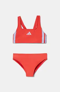 adidas Performance costum de baie pentru copii din doua piese culoarea rosu, JN6582 imagine