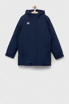 adidas Performance geaca copii culoarea albastru marin imagine
