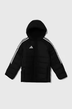adidas Performance geaca copii TIRO24 WINTJKTY culoarea negru, IP6670 imagine