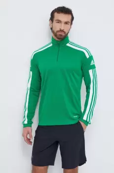 adidas Performance hanorac de antrenament Squadra 21 culoarea verde, cu imprimeu imagine