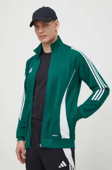 adidas Performance hanorac de antrenament Tiro 24 culoarea verde, cu imprimeu imagine