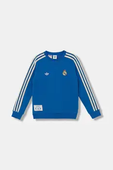 adidas Performance hanorac de bumbac REAL MADRID cu imprimeu, JY1084 imagine