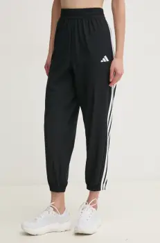 adidas Performance pantaloni de antrenament 3 Stripes culoarea negru, cu imprimeu, JI8313 imagine