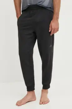 adidas Performance pantaloni de antrenament Designed for Training culoarea negru, neted, JE8031 imagine