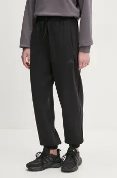 adidas Performance pantaloni de antrenament Designed for Training culoarea negru, neted, JP2644 imagine