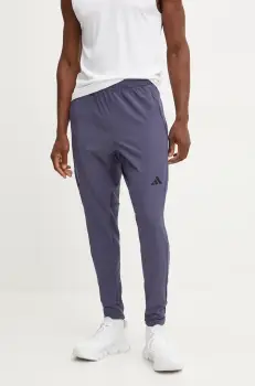 adidas Performance pantaloni de antrenament Designed for Training neted, IY1126 imagine