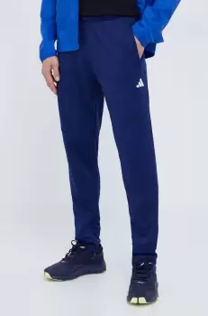 adidas Performance pantaloni de antrenament Game and Go culoarea albastru marin, neted imagine