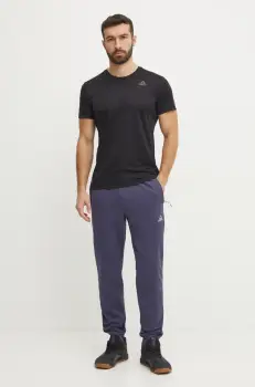 adidas Performance pantaloni de antrenament Game and Go culoarea albastru marin, neted, IW8416 imagine