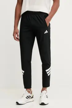 adidas Performance pantaloni de antrenament GYM+ culoarea negru, cu imprimeu, JC5230 imagine