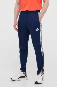 adidas Performance pantaloni de antrenament Tiro 23 culoarea albastru marin, cu imprimeu imagine