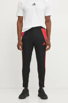 adidas Performance pantaloni de antrenament Tiro 24 culoarea negru, cu imprimeu, JP2489 imagine