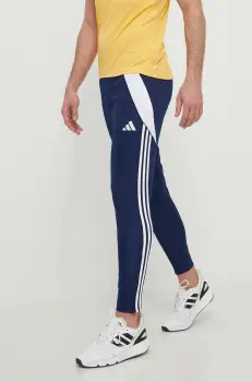 adidas Performance pantaloni de antrenament Tiro24 culoarea albastru marin, cu imprimeu, IR9344 imagine