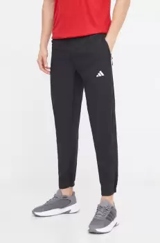 adidas Performance pantaloni de antrenament TR-ES culoarea negru, neted imagine
