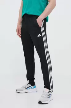 adidas Performance pantaloni de antrenament Train Essentials culoarea negru, cu imprimeu imagine