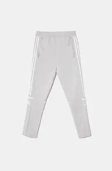 adidas Performance pantaloni de trening pentru copii culoarea gri, modelator, JD4823 imagine