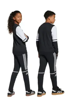 adidas Performance pantaloni de trening pentru copii culoarea negru, cu imprimeu, JE2762 imagine