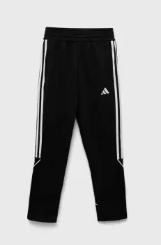 adidas Performance pantaloni de trening pentru copii TIRO23L SW PNTY culoarea negru, cu imprimeu imagine