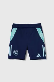 adidas Performance pantaloni scurti copii AFC TR SHO culoarea albastru marin, cu imprimeu, talie reglabila, IT2200 imagine