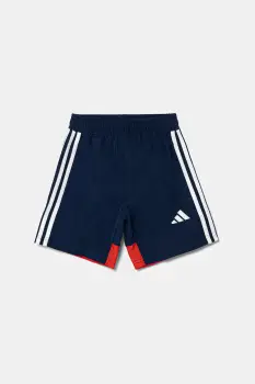 adidas Performance pantaloni scurti copii culoarea bleumarin, cu imprimeu, talie reglabila, JD0642 imagine