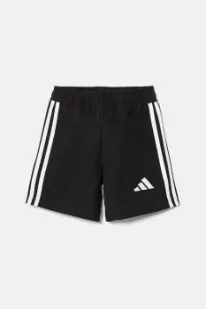 adidas Performance pantaloni scurti copii culoarea negru, cu imprimeu, talie reglabila, JD0641 imagine