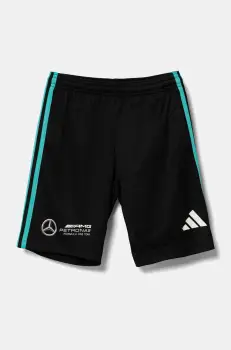 adidas Performance pantaloni scurti copii MER DNA culoarea negru, cu imprimeu, talie reglabila, JV5428 imagine