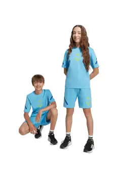 adidas Performance pantaloni scurti copii MESSI cu imprimeu, talie reglabila, KB2133 imagine