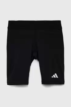 adidas Performance pantaloni scurti copii TF SHRT culoarea negru, neted imagine