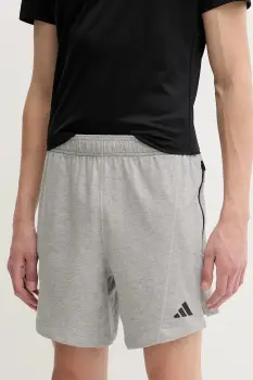 adidas Performance pantaloni scurti de antrenament Designed for Training culoarea gri, KB6966 imagine