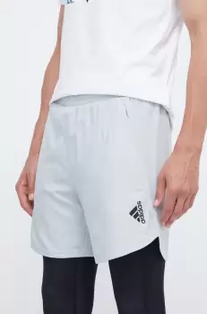 adidas Performance pantaloni scurti de antrenament Designed for Training culoarea verde imagine