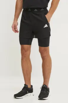 adidas Performance pantaloni scurti de antrenament Gym+ culoarea negru, JE5665 imagine