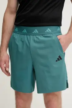 adidas Performance pantaloni scurti de antrenament GYM+ culoarea verde, JW7387 imagine