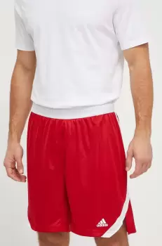 adidas Performance pantaloni scurti de antrenament Icon Squad culoarea rosu imagine
