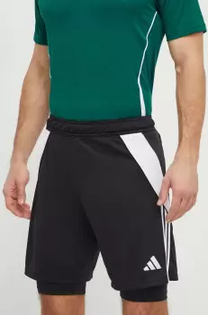 adidas Performance pantaloni scurti de antrenament Tiro 24 culoarea negru imagine
