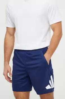 adidas Performance pantaloni scurti de antrenament TR-ES culoarea albastru marin imagine
