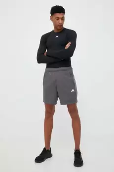 adidas Performance pantaloni scurti de antrenament Train Essentials culoarea gri imagine