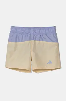 adidas Performance pantaloni scurti de baie copii culoarea galben, JL5577 imagine