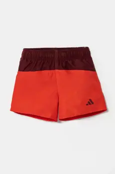 adidas Performance pantaloni scurti de baie copii culoarea rosu, JL5578 imagine