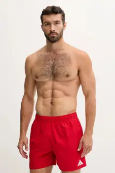 adidas Performance pantaloni scurti de baie Essentials culoarea rosu, JX2669 imagine