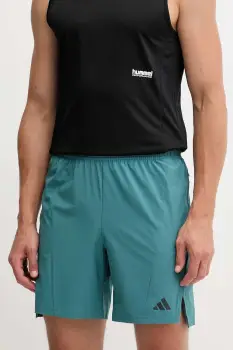 adidas Performance pantaloni scurti sport D4T culoarea turcoaz, JX3169 imagine