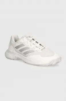 adidas Performance pantofi de antrenament GameCourt 2 culoarea alb, HQ8476 imagine