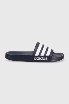 adidas Performance papuci Adilette barbati, culoarea albastru marin imagine