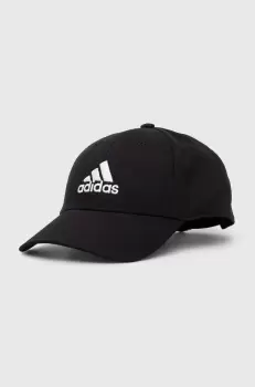 adidas Performance sapca de baseball din bumbac culoarea negru, cu imprimeu imagine